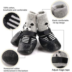 Winter Warm Dog Socks Anti-Slip Boots for Small & Large Dogs | Waterproof Booties for Puppies and Chihuahuas