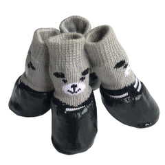 Winter Warm Dog Socks Anti-Slip Boots for Small & Large Dogs | Waterproof Booties for Puppies and Chihuahuas