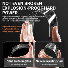 Tempered Glass Screen Protector for iPhone 14, 13, 15, 11, 16, XR, XS Max - Full Coverage, Scratch Resistant