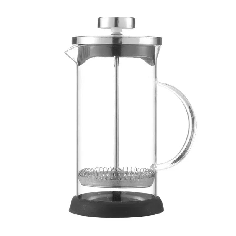 350-1000ml French Press Coffee Pot – Stainless Steel & Borosilicate Glass, Heat Resistant Coffee Maker & Percolator