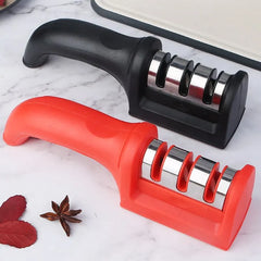 3-Segment Multi-Functional Hand-Held Knife Sharpener