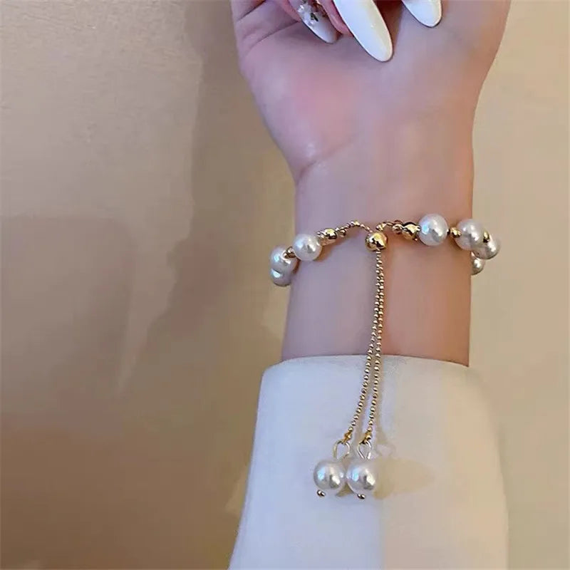 Bohemian Minimalist Metal Chain Women’s Bracelet Set – 6 Multi-Layer Simple and Fashionable Wedding Jewelry