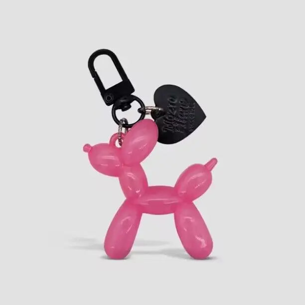 Cute Acrylic Balloon Dog Keychain for Y2K Bag Decoration and Gifts