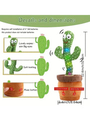 Dancing Talking Cactus Toys For Baby Boys And Girls