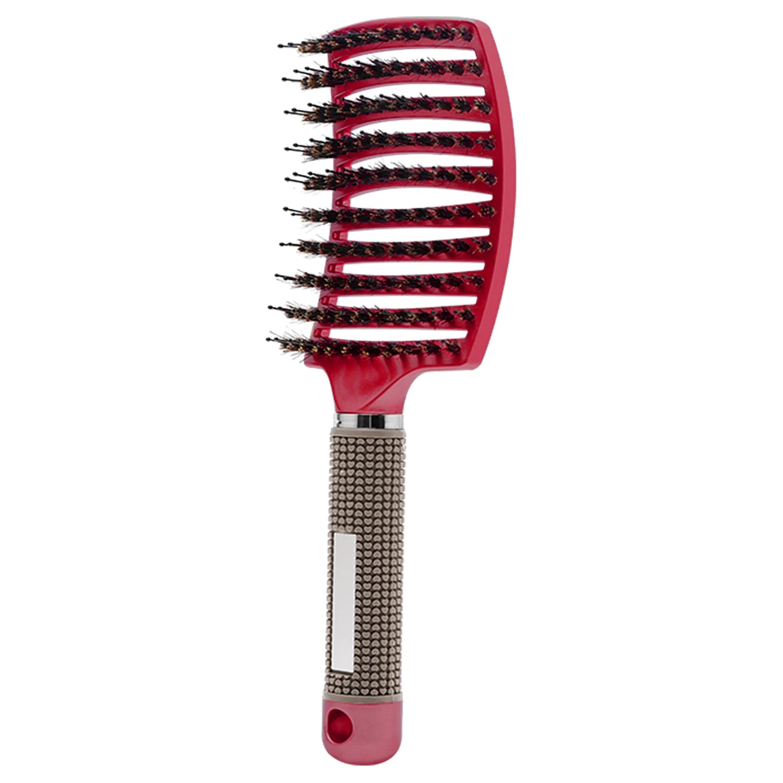 Detangling hair brush and comb set for curly hair, wet & dry massage comb with bristle & nylon for women, salon styling tool