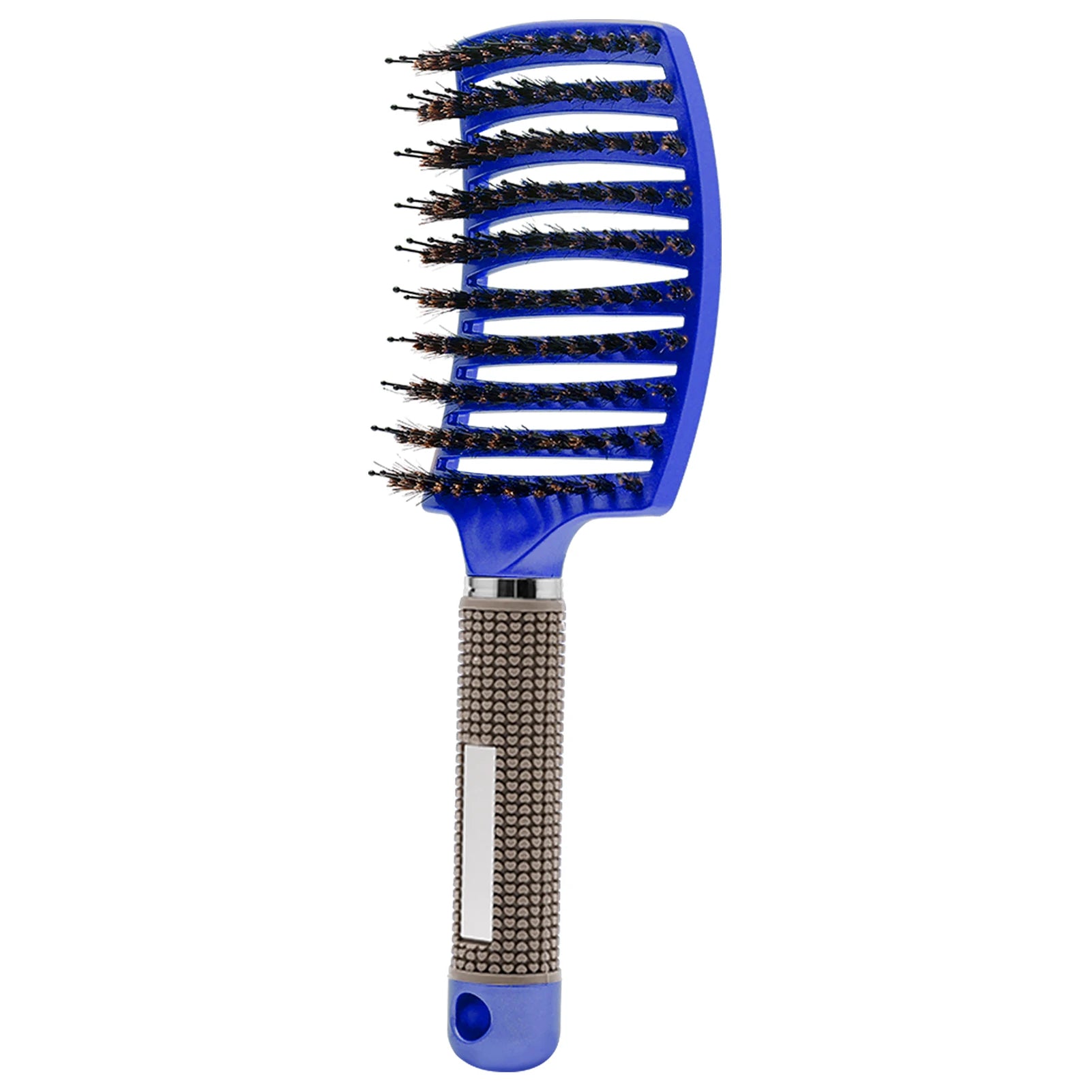 Detangling hair brush and comb set for curly hair, wet & dry massage comb with bristle & nylon for women, salon styling tool