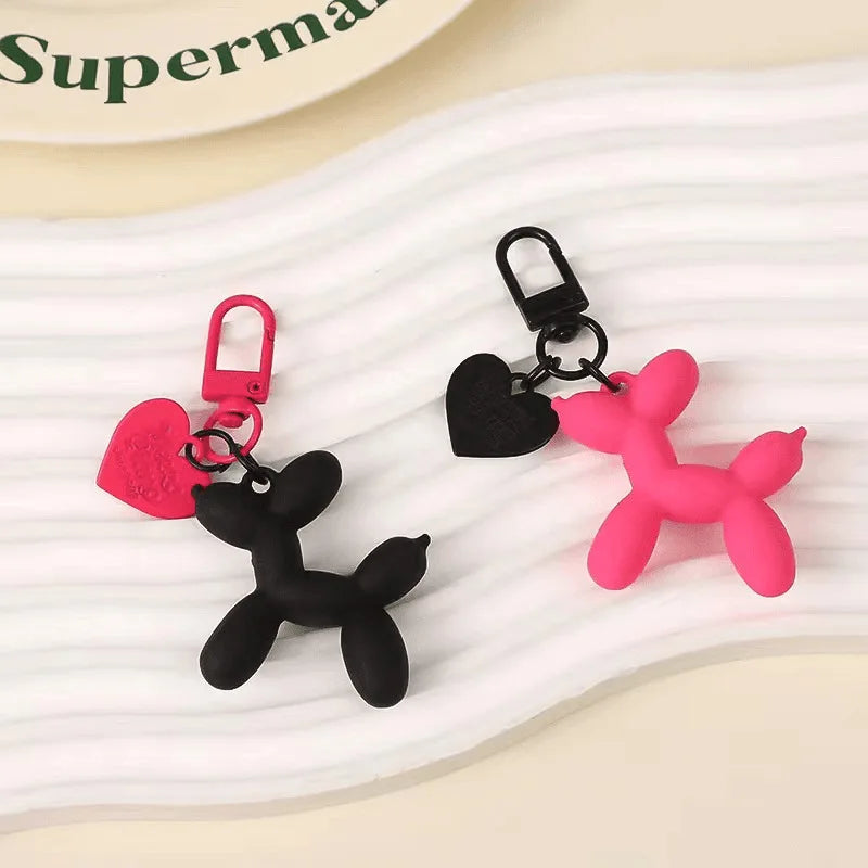 Cute Acrylic Balloon Dog Keychain for Y2K Bag Decoration and Gifts