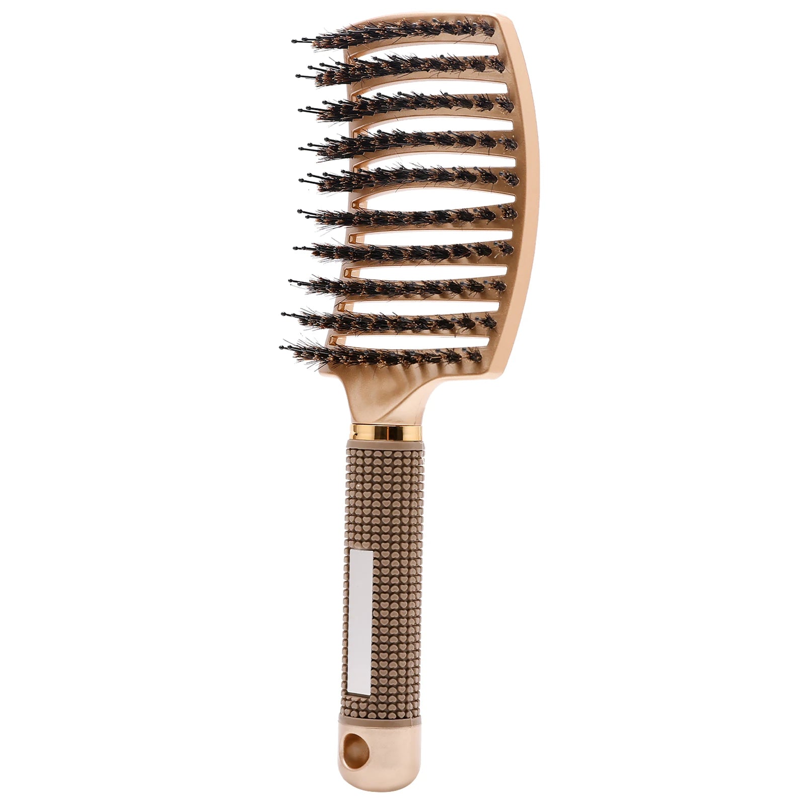 Detangling hair brush and comb set for curly hair, wet & dry massage comb with bristle & nylon for women, salon styling tool