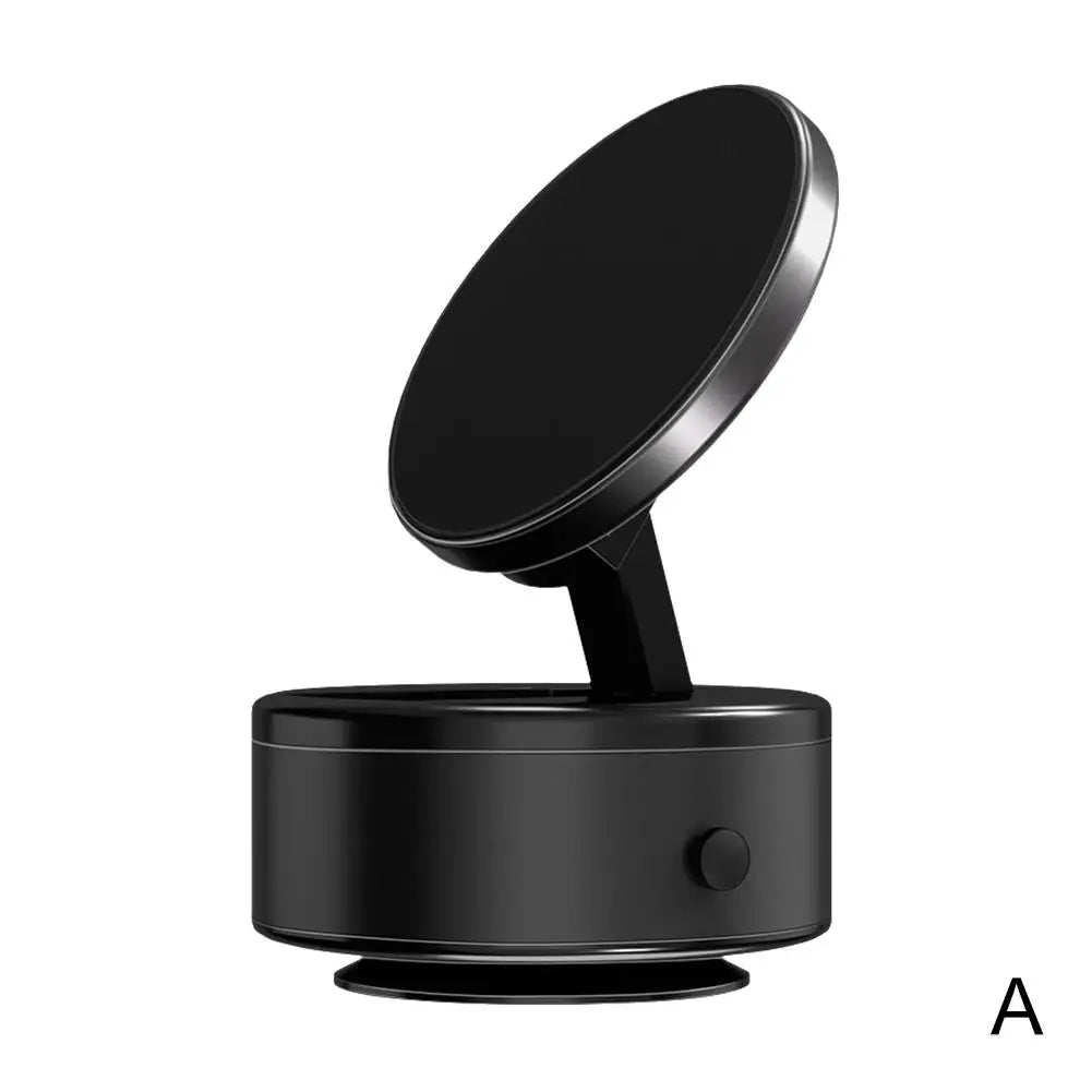 Intelligent Magnetic Car Mount Phone Holder - Universal Vacuum Adsorption, Stable Black Bracket