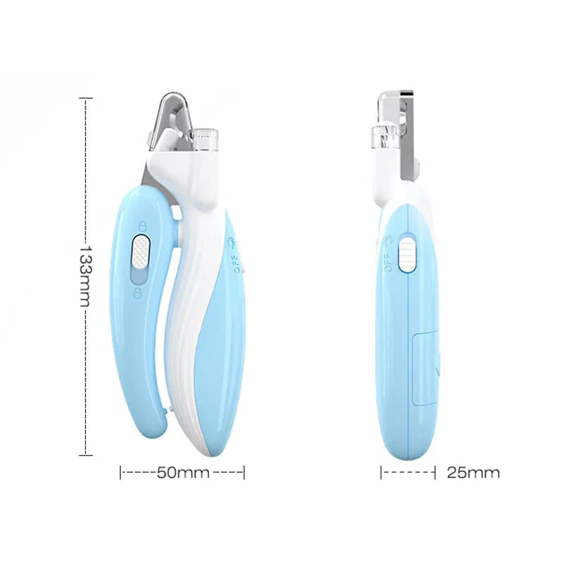 Professional Pet Nail Clippers with LED Light – Safe and Precise Grooming Tool for Dogs, Cats, and Small Pets