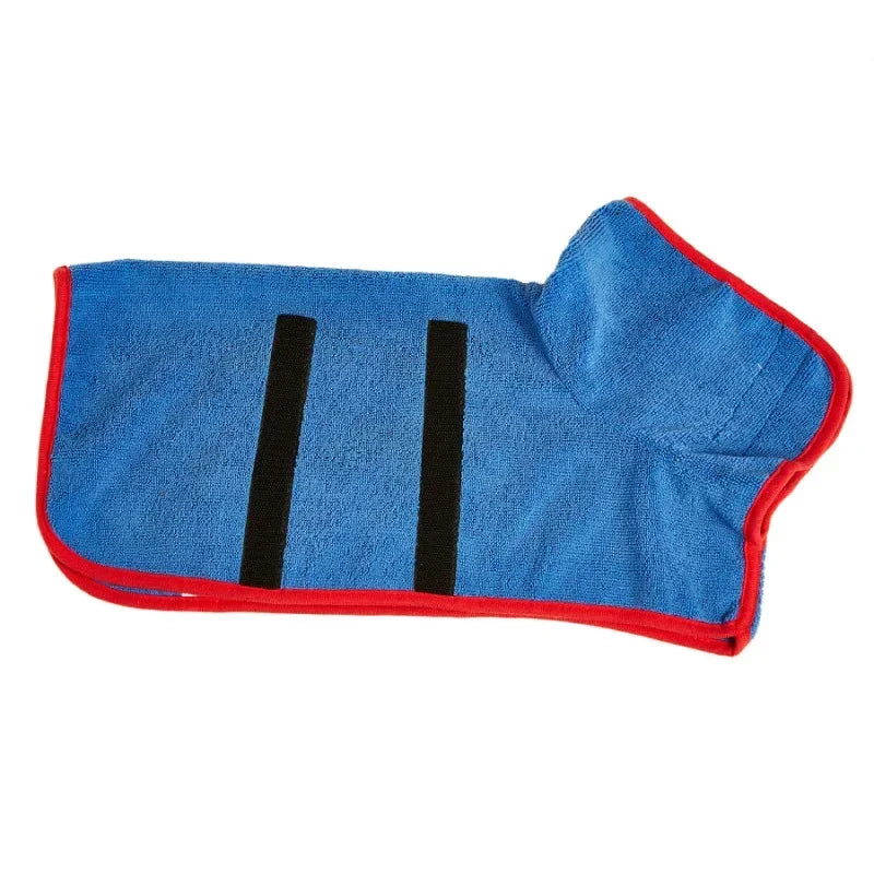 Absorbent dog bathrobe full body wrap for small and large dogs and cats, quick-drying bath towel for pets