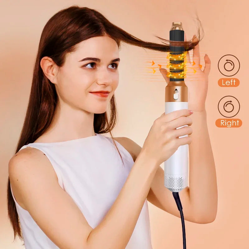 The Dyson Airwrap 5-in-1 Hair Dryer and Hot Comb Set is a professional curling iron, hair straightener, and styling tool for everyday use.