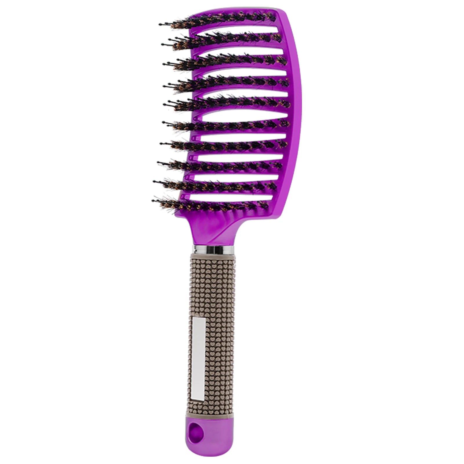 Detangling hair brush and comb set for curly hair, wet & dry massage comb with bristle & nylon for women, salon styling tool