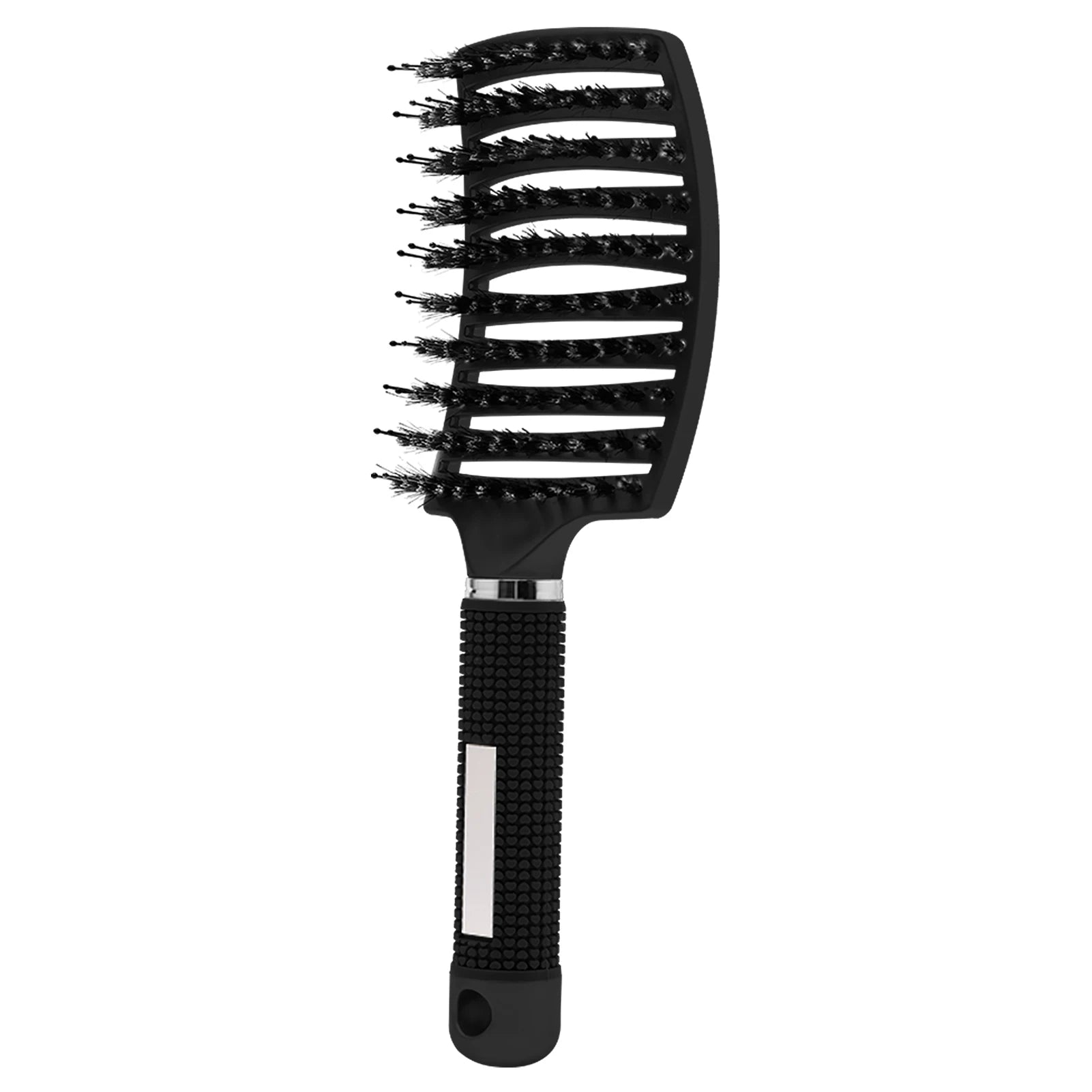 Detangling hair brush and comb set for curly hair, wet & dry massage comb with bristle & nylon for women, salon styling tool