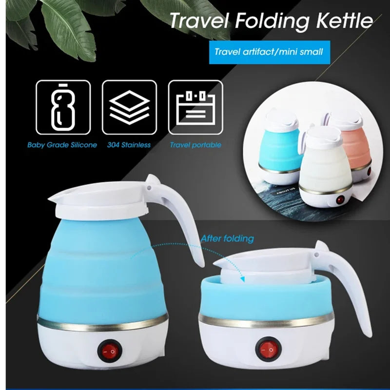 220V 0.6L Mini Folding Kettle