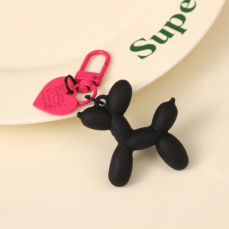 Cute Acrylic Balloon Dog Keychain for Y2K Bag Decoration and Gifts