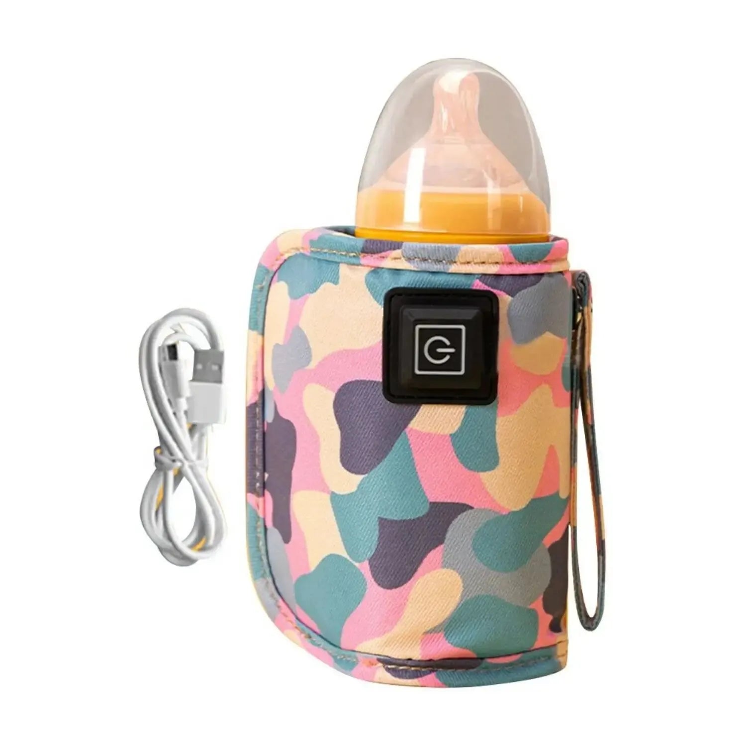 USB milk and water warmer bottle heater for travel and stroller use, insulated and safe for winter baby nursing