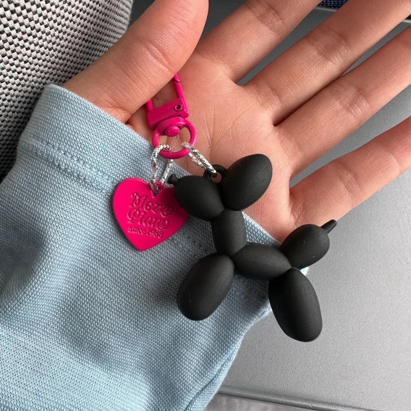 Cute Acrylic Balloon Dog Keychain for Y2K Bag Decoration and Gifts