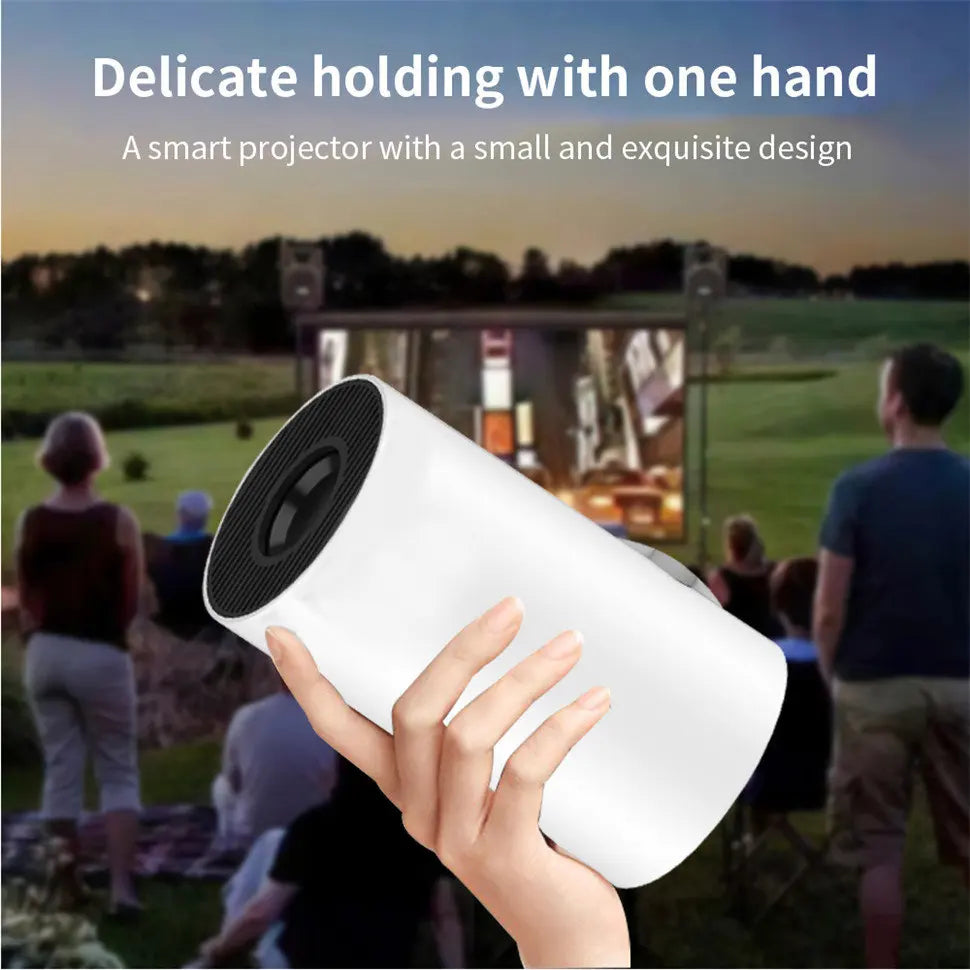 DITONG HY300 Plus HD Projector 4K 1280x720P with Android, Wifi, and LED for Home Theater, Cinema, Mini Games, and Movie Viewing