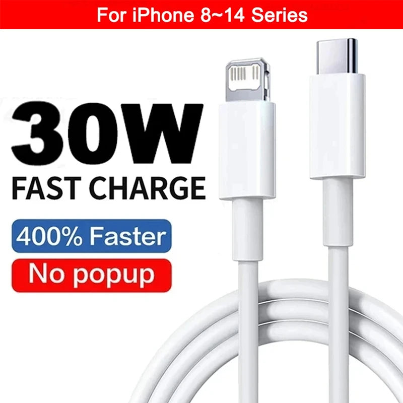 PD 35W USB-C Fast Charger with Type-C cable for iPhone 16, 15, 14, 13, 12, 11 Pro Max