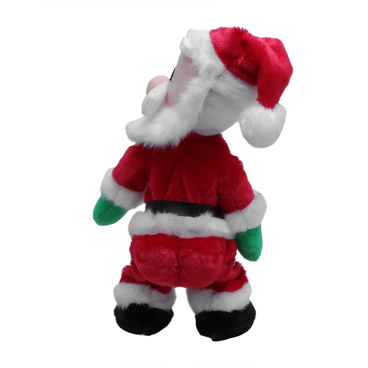 Fun and festive Singing Santa Claus toy with electric twisting hip motion, perfect for Christmas gifts and holiday decorations